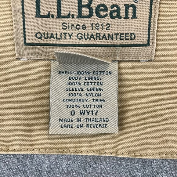 L.L. Bean Men's Field Barn Chore Hunting Jacket size L Tall - Picture 16 of 16